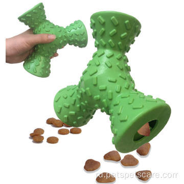 Горячая продажа интерактивных резиновых блюд собачьего мяча игрушки